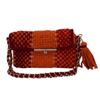 Mosaic Radiance Bag | Rust Orange, Crimson Red / Shoulder Carry