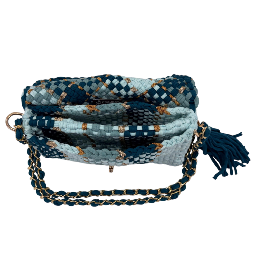 Mosaic Radiance Bag | Shades Of Blues / Shoulder Carry