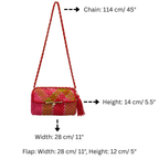 Mosaic Radiance Bag | Vivid Pink, Lime Green, Tangerine / Shoulder Carry