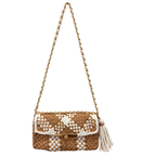 Mosaic Radiance Bag | Beige, Camel, Off White / Shoulder Carry