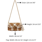 Mosaic Radiance Bag | Beige, Camel, Off White / Shoulder Carry