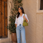 Fleur Bag | Chartreuse / Hand, Shoulder or Crossbody Carry