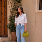 Fleur Bag | Chartreuse / Hand, Shoulder or Crossbody Carry