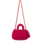 Fleur Bag | Fuchsia Pink / Hand, Shoulder or Crossbody Carry