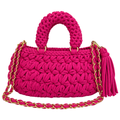 Fleur Bag | Fuchsia Pink / Hand, Shoulder or Crossbody Carry