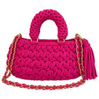 Fleur Bag | Fuchsia Pink / Hand, Shoulder or Crossbody Carry
