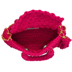 Fleur Bag | Fuchsia Pink / Hand, Shoulder or Crossbody Carry