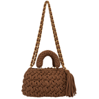 Fleur Bag | Mocha Brown / Hand, Shoulder or Crossbody Carry