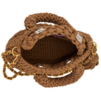 Fleur Bag | Mocha Brown / Hand, Shoulder or Crossbody Carry