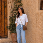 Fleur Bag | Mocha Brown / Hand, Shoulder or Crossbody Carry