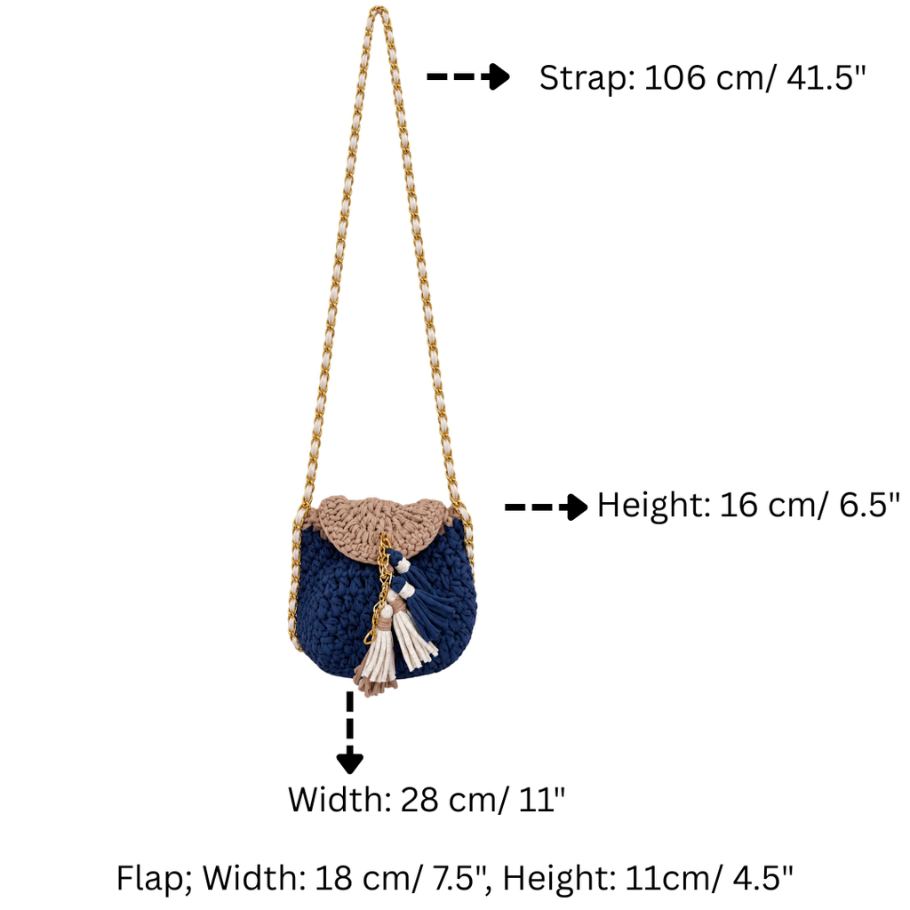 Petite Potli Deep Navy Blue