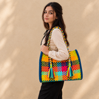 Oversized Tote / Hand / Shoulder Carry Tropical Mischief