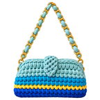 Crochet Snap Clutch | Poolside / Hand or Shoulder Carry