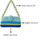 Crochet Snap Clutch | Poolside / Hand or Shoulder Carry