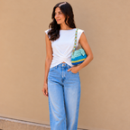 Crochet Snap Clutch | Poolside / Hand or Shoulder Carry