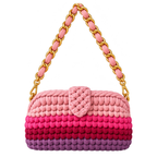 Crochet Snap Clutch | Petal Flush Hand/ or Shoulder Carry