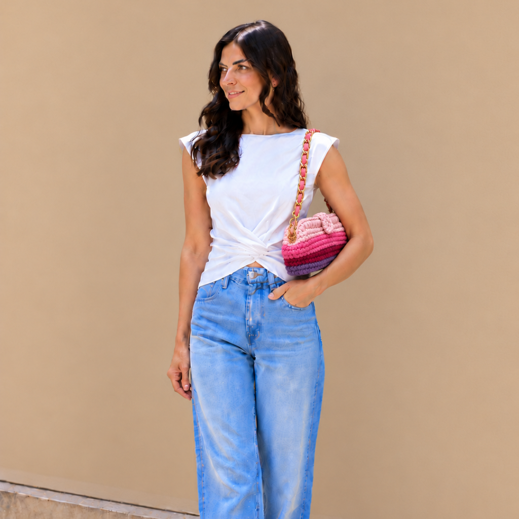 Crochet Snap Clutch | Petal Flush Hand/ or Shoulder Carry
