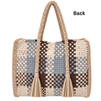 Oversized Tote / Hand / Shoulder Carry |Off white, Beige, Grey, Brown