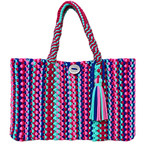 Macrame Tote | Purple Galaxy