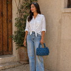 Fleur Bag | Royal Blue / Hand, Shoulder or Crossbody Carry
