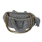 Fleur Bag | Grey / Hand, Shoulder or Crossbody Carry