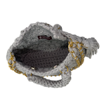 Fleur Bag | Grey / Hand, Shoulder or Crossbody Carry