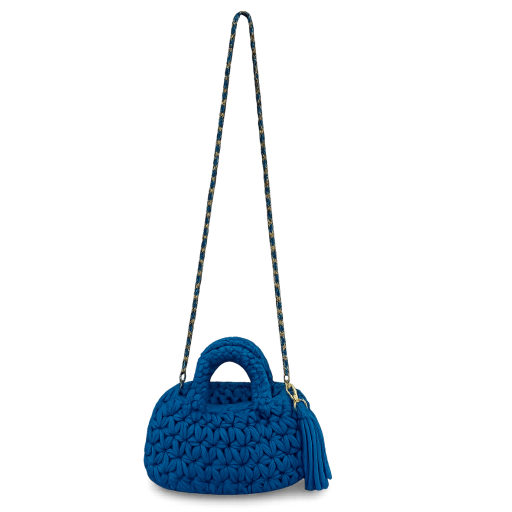 Fleur Bag | Royal Blue / Hand, Shoulder or Crossbody Carry