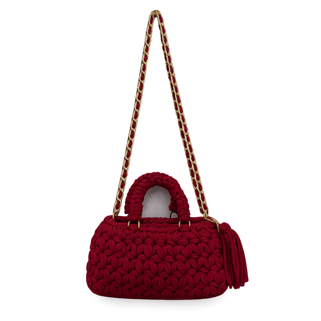 Fleur Bag | Blood Red / Hand, Shoulder or Crossbody Carry