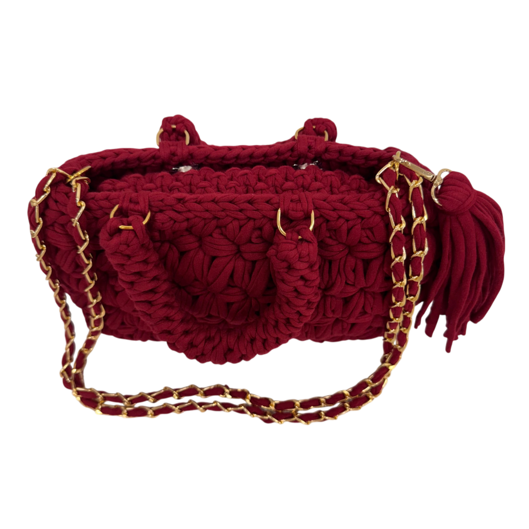 Fleur Bag | Blood Red / Hand, Shoulder or Crossbody Carry