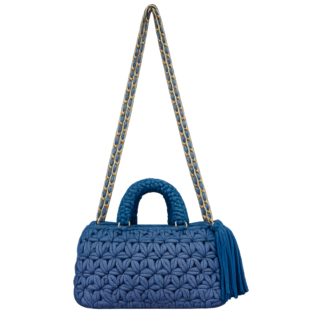 Fleur Bag | Royal Blue / Hand, Shoulder or Crossbody Carry