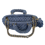 Fleur Bag | Stone Blue / Hand, Shoulder or Crossbody Carry