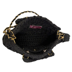 Fleur Bag | Black / Hand, Shoulder or Crossbody Carry