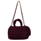 Fleur Bag | Burgundy / Hand, Shoulder or Crossbody Carry