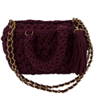 Fleur Bag | Burgundy / Hand, Shoulder or Crossbody Carry