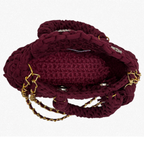 Fleur Bag | Burgundy / Hand, Shoulder or Crossbody Carry