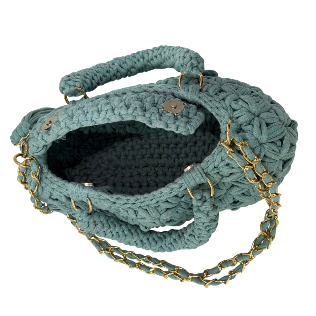Fleur Bag | Sky Blue / Hand, Shoulder or Crossbody Carry