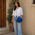 Fleur Bag | Royal Blue / Hand, Shoulder or Crossbody Carry