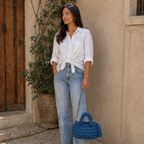 Fleur Bag | Royal Blue / Hand, Shoulder or Crossbody Carry