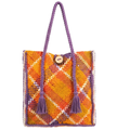 Soft Tote | Hand Carry |Orange, Purple, Mustard