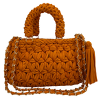 Fleur Bag | Mustard Orange / Hand, Shoulder or Crossbody Carry