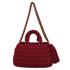 Fleur Bag | Maroon / Hand, Shoulder or Crossbody Carry