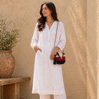 Crochet Bucket Sling | Off White, Stone Grey, Blood Red, Black/ Shoulder or Crossbody Carry