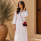 Crochet Bucket Sling |Red, Baby Pink, Black/ Shoulder or Crossbody Carry