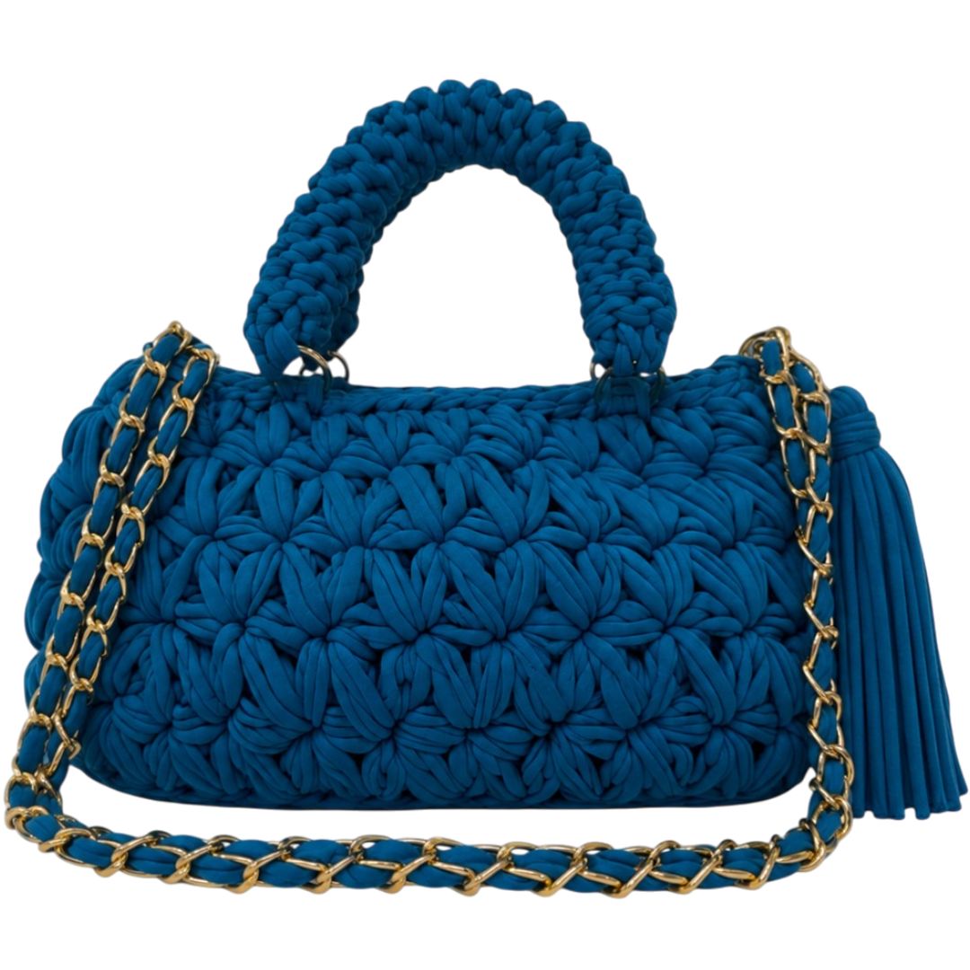 Fleur Bag | Royal Blue / Hand, Shoulder or Crossbody Carry