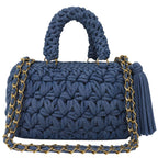Fleur Bag | Stone Blue / Hand, Shoulder or Crossbody Carry