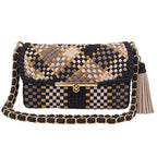 Mosaic Radiance Bag | Navy, Off White, Grey / Shoulder Carry