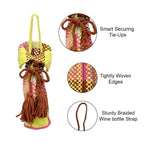 Beverage Bottle Bag Clay, Pink, Yellow
