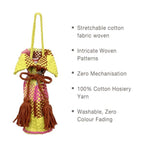 Beverage Bottle Bag Clay, Pink, Yellow
