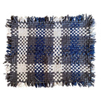 Bathroom Mat / Door Mat / Meditation Mat | Grey, White, Blue