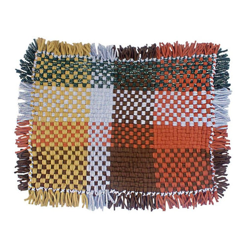 Bathroom Mat / Door Mat / Meditation Mat | Brown, Beige, Green, Grey